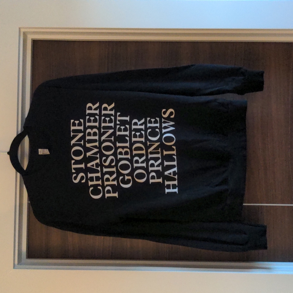 Harry Potter Book Title Long Sleeve Tee (M)